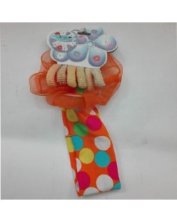 SET FASCIA CAPELLI C/POLS.