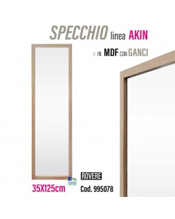 SPECCHIO IN MDF ROVERE...