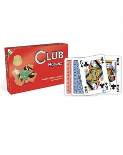 SET 2 PZ MAZZI CARTE RAMINO SCALA 40 BURRACO MODIANO CLUB